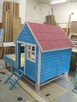 Drewniany domek dla dzieci, domek ogrodowy, malowany, - 2