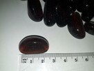 Dekoracja Szklany otoczak ozdoba miodowy kamyk 1kg - 3