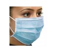 Maska maseczka chirurgiczna ochronna 3 warstwy gumki 10szt - 1