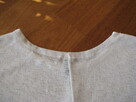 Luźny, biały sweterek, bluzka z cekinkami, L / XL - 6