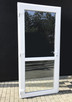 100 x 200 białe drzwi PCV szyba - 1