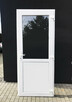 100 x 210 białe DRZWI PCV, Klamka Gratis szyba panel - 3