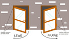 DRZWI PCV w kolorze złoty dąb szyba panel 100x200 - 3