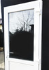 100 x 200 białe drzwi PCV szyba panel nowe - 1