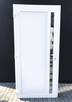 drzwi białe PVC sklepowe szyba NOWE zewnętrzne 100x210 cięka - 1