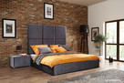 Łóżko z wysokim zagłówkiem MOHITO 160x200 +materac - 1