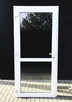 100 x 200 białe drzwi PCV szyba - 1