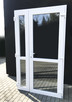 Drzwi PCV szyba 180x210 NOWE PVC biurowe białe  - 1