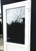 Drzwi białe szyba panel z PCV 110x210 . NOWE !! - 2