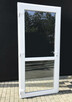 100 x 200 białe drzwi PCV szyba - 2