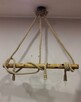 Lampa wisząca z liny żyrandol BAMBOO 3x E14 handmade - 4