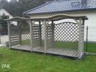 Drewutnia 2 x 1,1m + drewutnia 1,9 x 1,1m z dach fala - 2