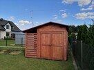 Domek narzędziowy 2 x 3m + drewutnia 1,1 x 3m - 5