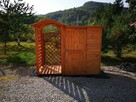 Drewutnia fala mała 1,1 x 1,1m + domek narzędziowy 1,5 x 1,1m - 6