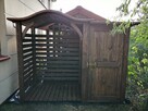 Drewutnia 1,65 x 1,1m z dachem falowym + narzędziówka 1 x 1,1m - 6