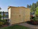 Domek narzędziowy poszerzany 3,14 x 1,5m z dachem falowym - 2