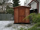 Domek narzędziowy 2 x 1,1m z dachem giętym dwuspadowym na boki - 7