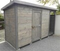 Domek 3 x 1,5m +drewutnia 1 x 1,5m z dachem prostym - 2