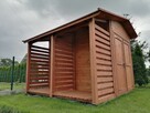 Domek narzędziowy 2 x 3m + drewutnia 1,1 x 3m - 7