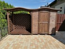 Drewutnia fala 1,9 x 1,1m + domek narzędziowy fala 2 x 1,1m - 7