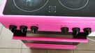 Kuchenka elektryczna z płytą ceramiczną Amica kolor różowy - 2