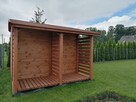 Domek narzędziowy 2 x 3m + drewutnia 1,1 x 3m - 3