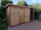 Domek 3 x 1,5m +drewutnia 1 x 1,5m z dachem prostym - 4