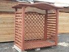 Drewutnia 2 x 1,1m z dachem falowym - 6