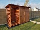 Drewutnia 1x1,1m + domek narzędziowy 1,5x1,1m - 2