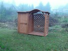 Drewutnia 1,65 x 1,1m z dachem falowym + narzędziówka 1 x 1,1m - 5