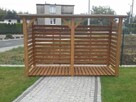 Drewutnia poszerzana 3,14 x 0,8m z dachem jednospadowym - 6