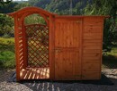 Drewutnia fala mała 1,1 x 1,1m + domek narzędziowy 1,5 x 1,1m - 4
