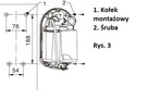 DUŻY 4172G Schild DOZOWNIK AUTOMATYCZNY ANTYBAKTERYJNY BEZDO - 2