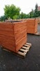 Donica ogrodowa drewniana 90/90/100 cm producent - 2