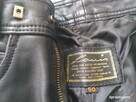 spodnie skórzane typu jeans * motocyklowe *Louis - 6