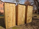 Toaleta drewniana ubikacja kibelek wychodek wc na budowę - 1