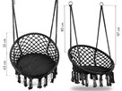 Fotel wiszący huśtawka ogrodowa bocianie gniazdo Goodhome - 5
