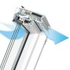 Okno dachowe FAKRO PTP-V U4 78x140 kołnierz 7016 antracyt - 2