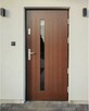 Drewniane drzwi zewnętrzne wejściowe Czyste powietrze - 1