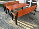 Nowy solidny komplet ogrodowy MODERNO 160 cm - 4