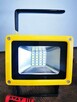 Nowe Halogeny robocze przenośne lampa led 30w + 2 ładowarki - 5