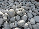 Kamień ogrodowy szary otoczak Granitowy do ogrodu Kamyczek - 1