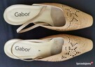 GABOR czółenka SKÓRA NATURALNA Rozm.40 CAMEL Beżowy JAK NOWE - 3