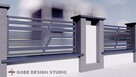 brama ogrodzenie balustrada balkon płot panel palisada Gobe - 13