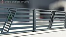 balustrady ogrodzenia bramy wjadowe metalowe przęsło panel - 8