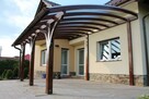 Konstrukcja wiaty 410cm x 470cm zadaszenie taras poliwęglan - 4