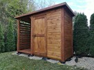 Drewutnia 1x1,1m + domek narzędziowy 1,5x1,1m - 7