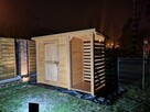 Drewutnia 1x1,1m + domek narzędziowy 1,5x1,1m - 9