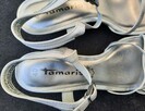 40 Sandały Tamaris biało srebrne 25cm skóra - 6