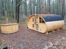Sauna ogrodowa Owalna SPA Wellness przedsionek piec 2,4 x 4 - 9